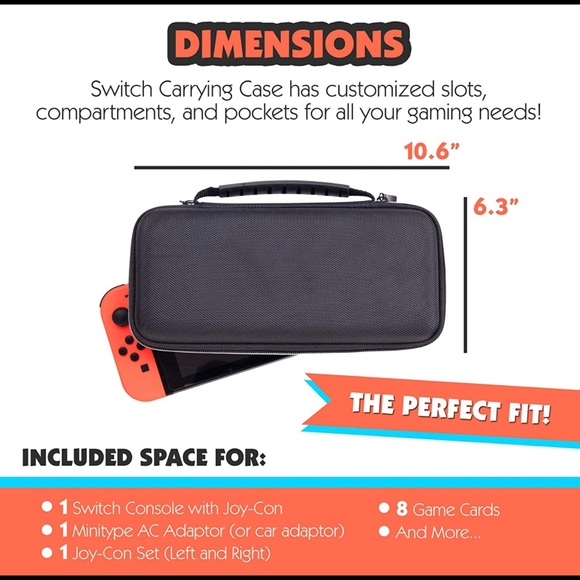 Nintendo Switch Hard Shell Case - Picture 2 of 3